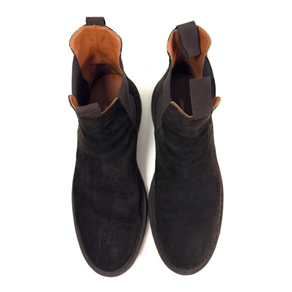 Common Projects Mens Winter Chelsea Boots Brown Suede Size 45 US 12 Italy - Picture 5 of 14